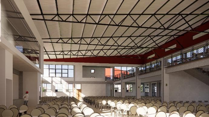 Precious Schools dining hall interior