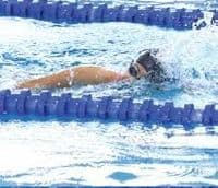 Precious Schools swimmer practising freestyle